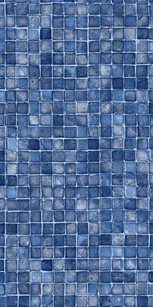Mosaic Light Blue All-Over Inground Pool Liner