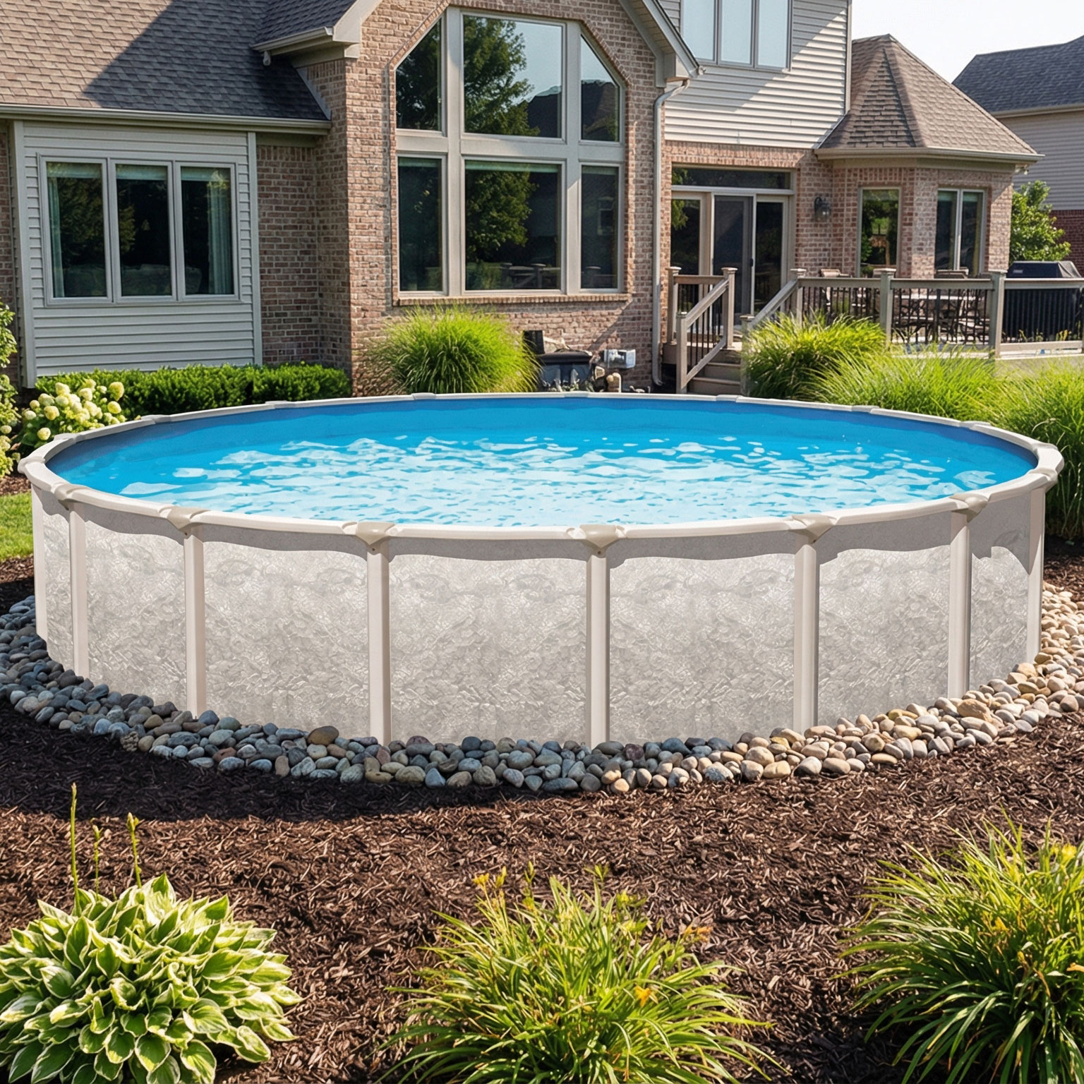 30' Round 54" Deep Magnus Above Ground Pool Kit